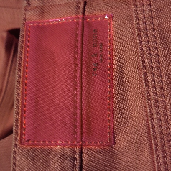 Rag & Bone Sid Carpenter Jean's in Bright Pink 28, NWT - Picture 10 of 13